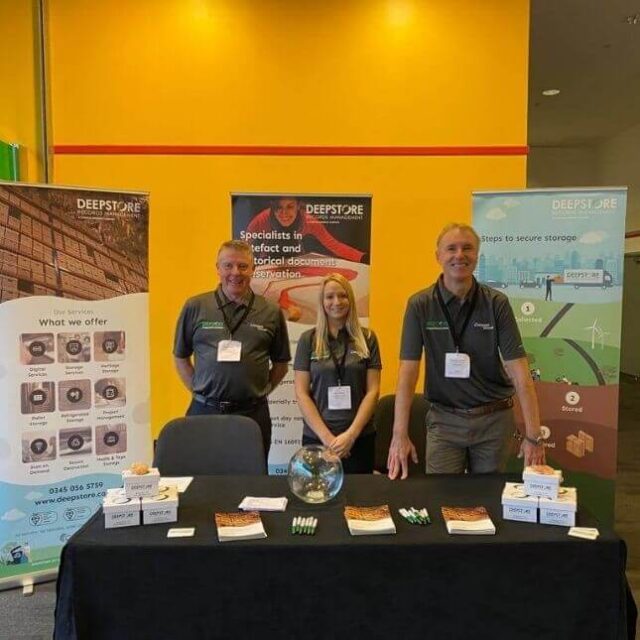 Main image DeepStore staff at the Museums Association Conference 2021