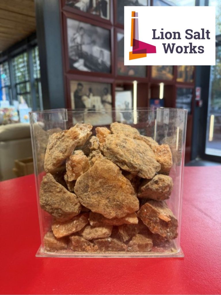 Donation of rock salt to the Lion Salt Works